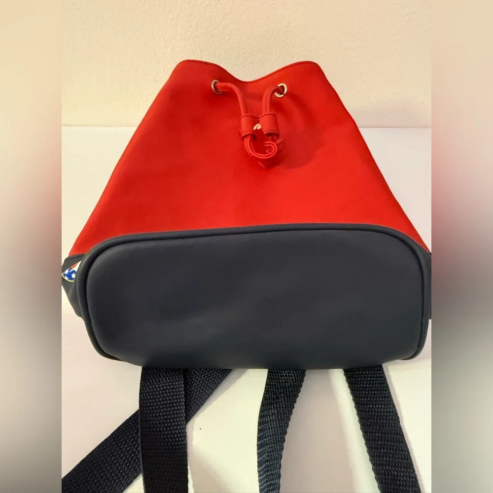 Vintage‎ Rare 90's Epcot Walt Disney World Flags Red Mini Backpack